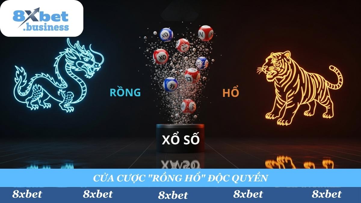 Khám phá cửa cược "Rồng Hổ" độc quyền tại Xổ Số Thái 8xbet. Lối chơi "song diện" 50/50 cực kỳ kịch tính, "cảm" cầu (soi cầu bệt) và "húp" tiền.