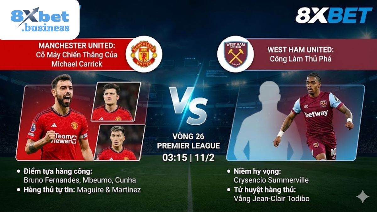Phân tích chuyên sâu West Ham vs MU
